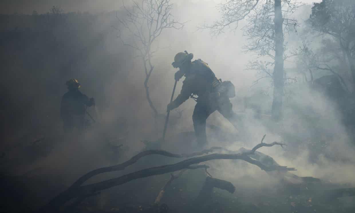 Wildfire risk prompts power shut-offs to 1m Californians as high winds forecast