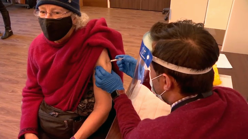 ‘Best Christmas Present Ever’: East Bay Seniors Receive COVID-19 Vaccine