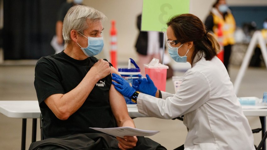 Hopeful Santa Clara County Leaders Unveil Mobile Vaccination Unit
