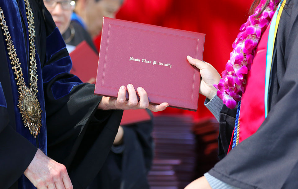 Santa Clara University hosts in-person graduation celebrations