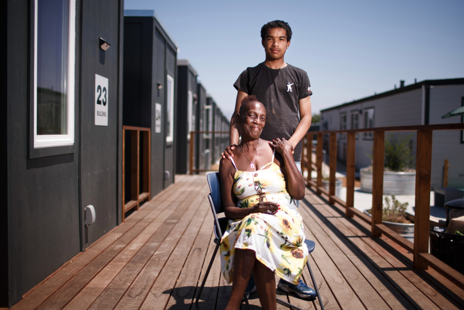 Unhoused San Jose families find new home in community of recycled shipping containers