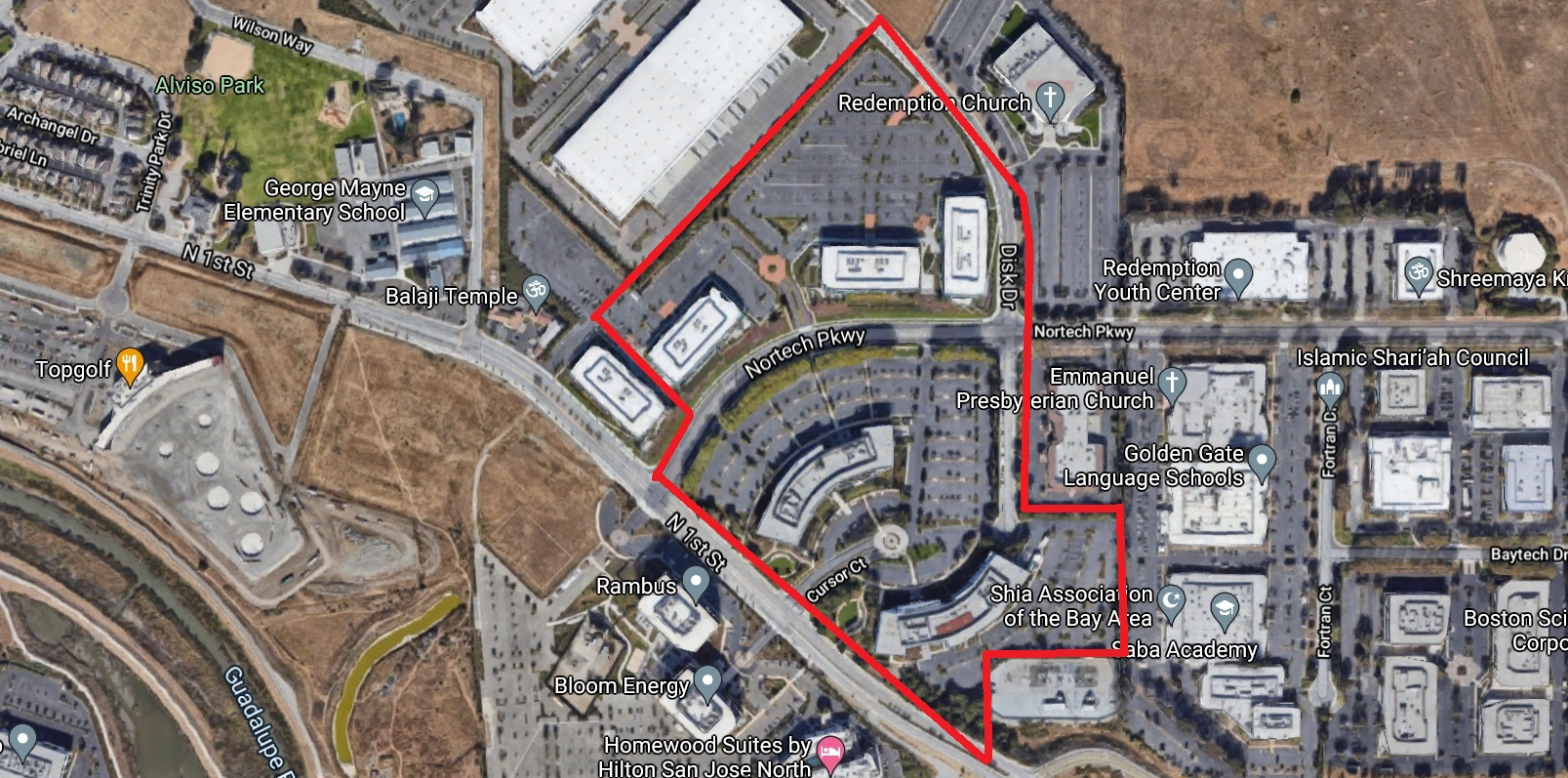 Google plans emerge for big north San Jose green campus