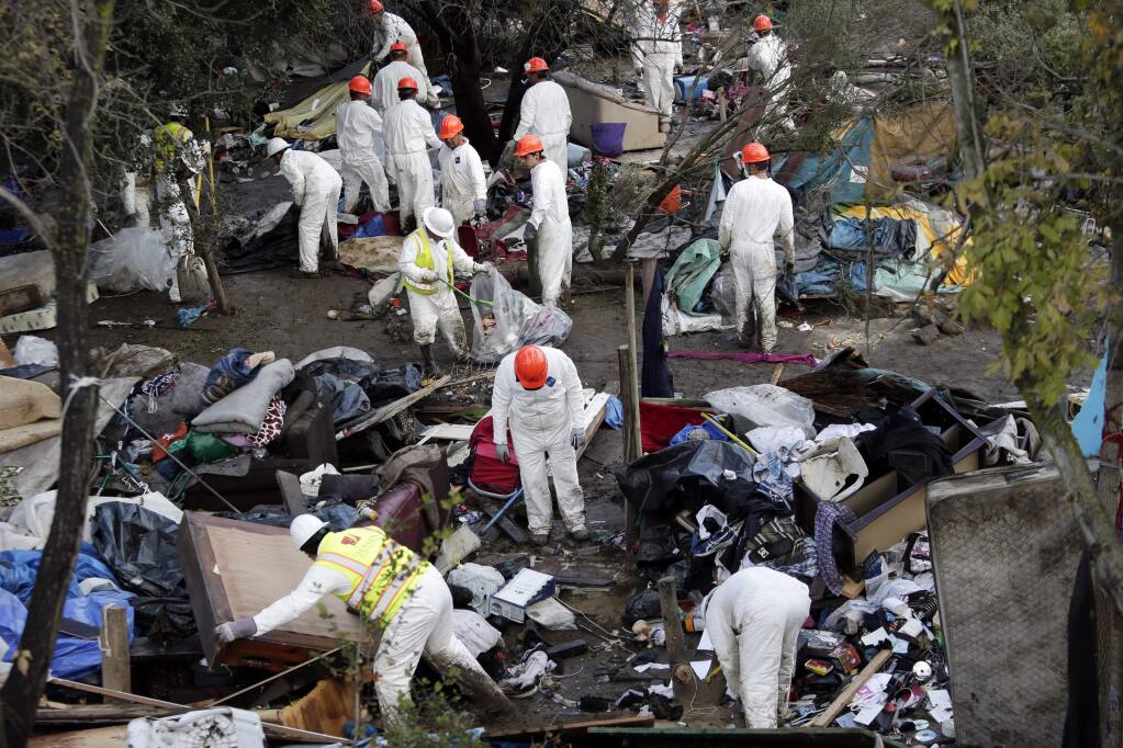 Cleanup of Homeless Encampment Near San Jose Airport Continues￼