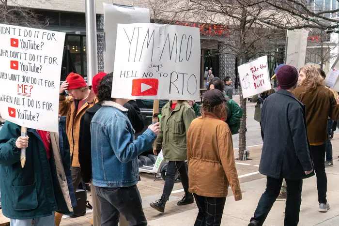 The federal labor board alleges that Google unlawfully declined negotiations with the union representing YouTube workers