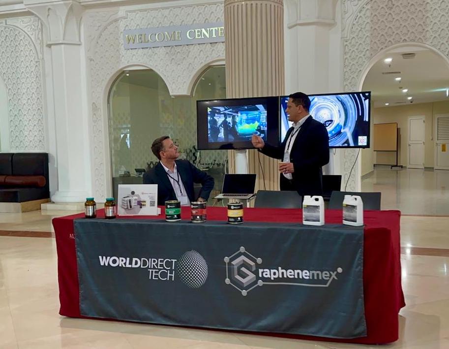 Graphenemex and World Direct Tech shine at materials science conference in the United Arab Emirates