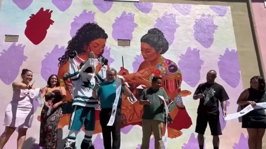 San Jose Sharks unveil local artist murals celebrating diversity