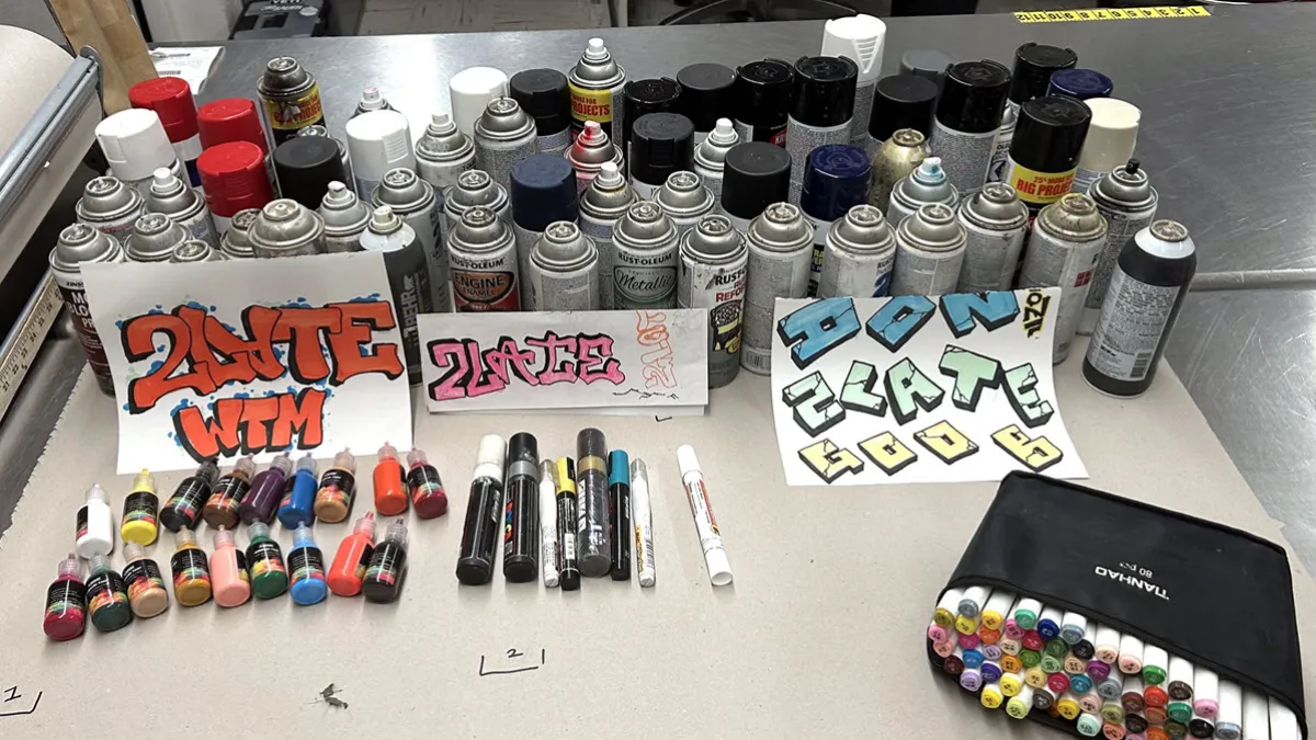 San Jose police arrest 2 suspected in dozens of graffiti vandalisms