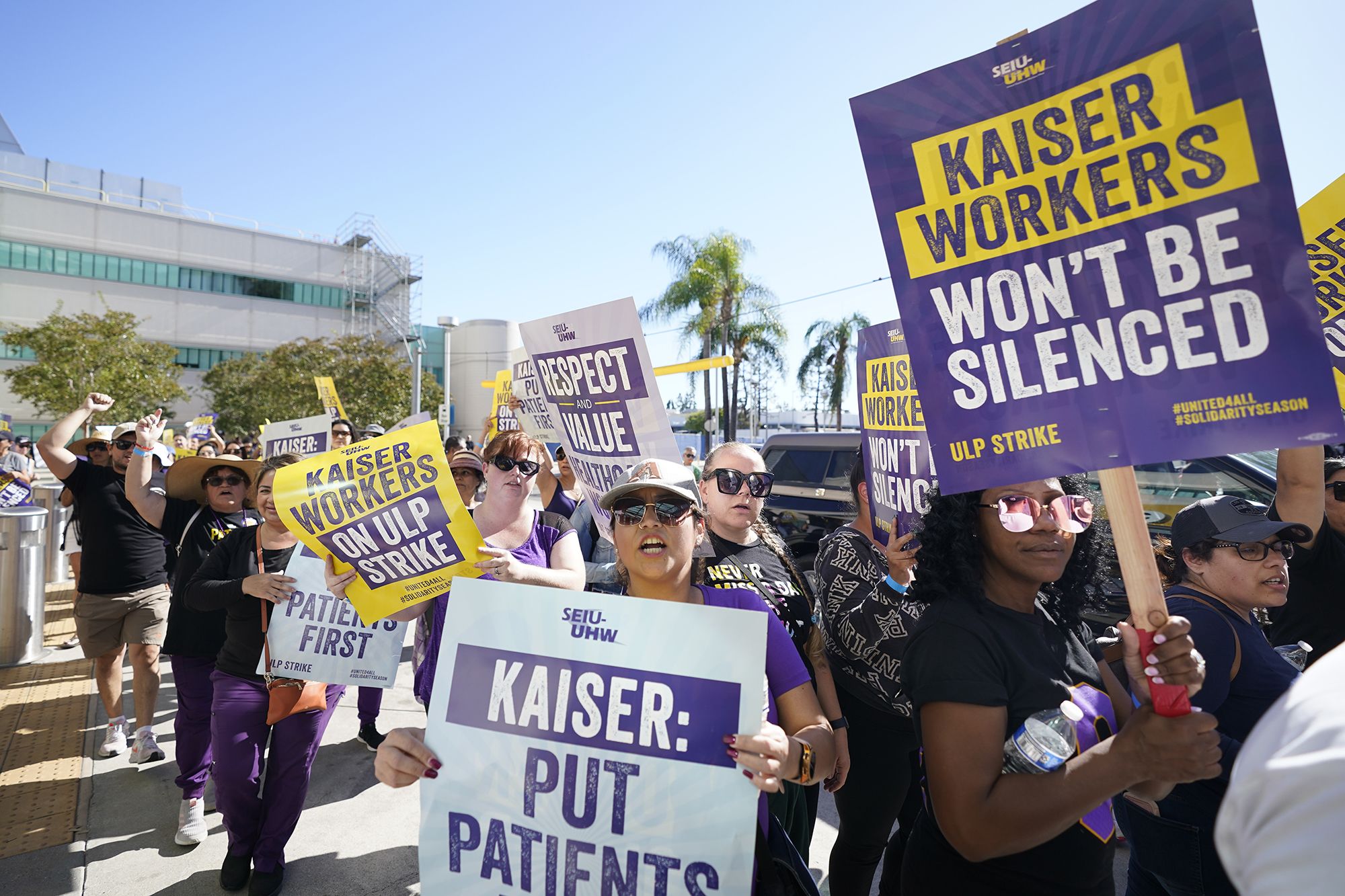 Thousands of Kaiser Health Workers Launch 5-Day Strike Over Pay and Staffing