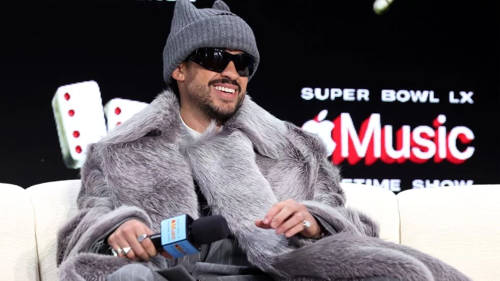 Bad Bunny says he’s approaching his Super Bowl halftime performance with gratitude