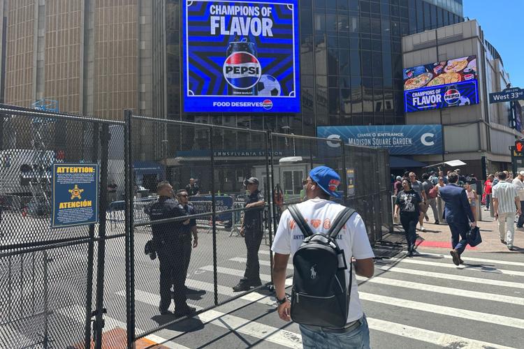 NYC imposes stringent security as Trump becomes 1st sitting U.S. president to attend NBA Finals game