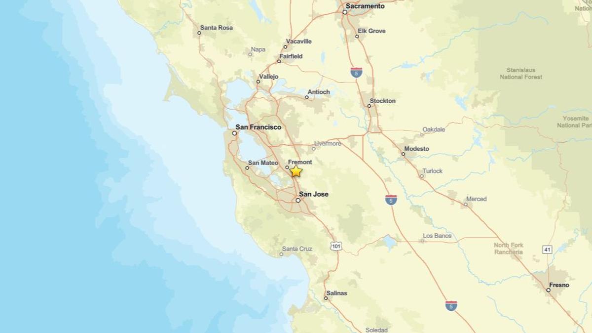 Two Minor Earthquakes Reported Near Fremont Within Minutes