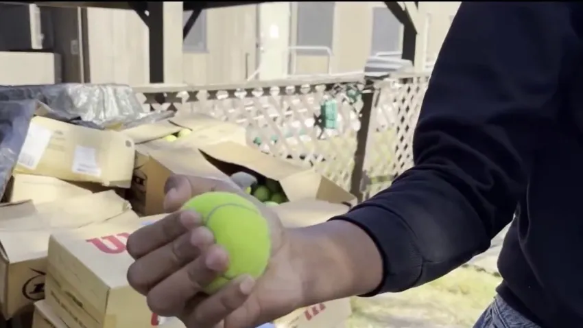 Bay Area students turn old tennis balls into eco-friendly toolsENVIRONM