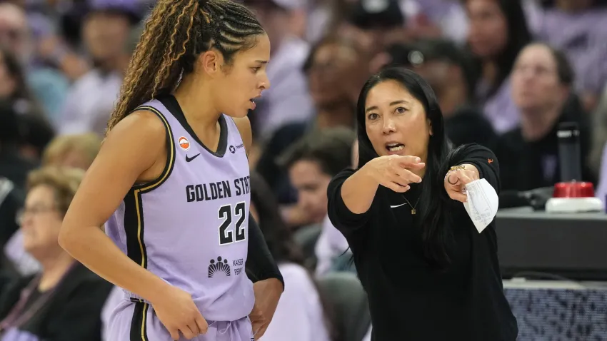 Natalie Nakase’s high-energy, hands-on coaching has guided Golden State Valkyries to WNBA Finals