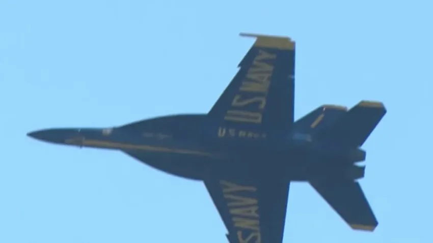 Blue Angels practice ahead of San Francisco Fleet Week air shows